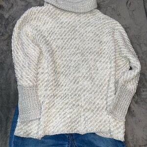 moon & madison Cream Turtleneck Sweater